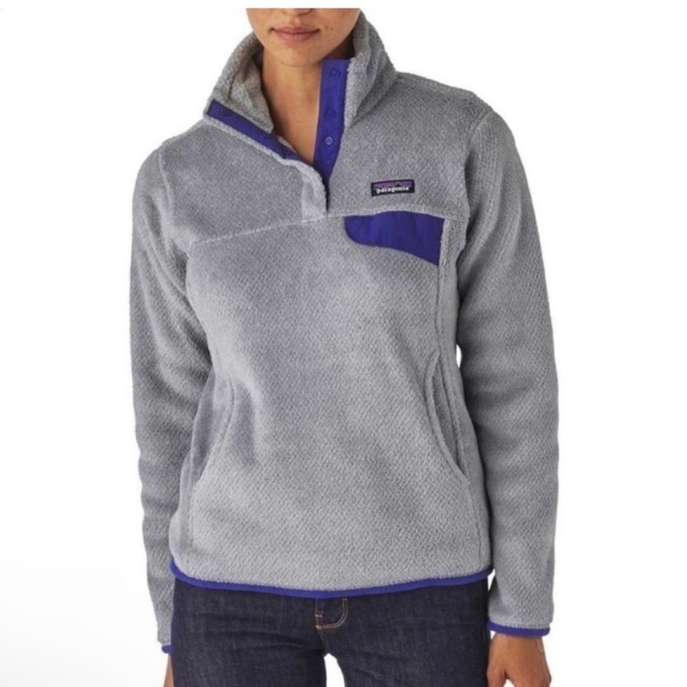 Patagonia Women's Re-Tool Snap-T® Fleece‎ Pullover Size S B4